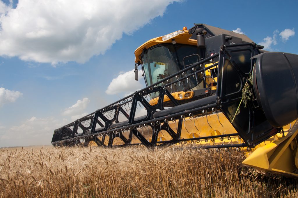Modern combine harvester